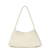 Hand-Woven Leather Shoulder Bag